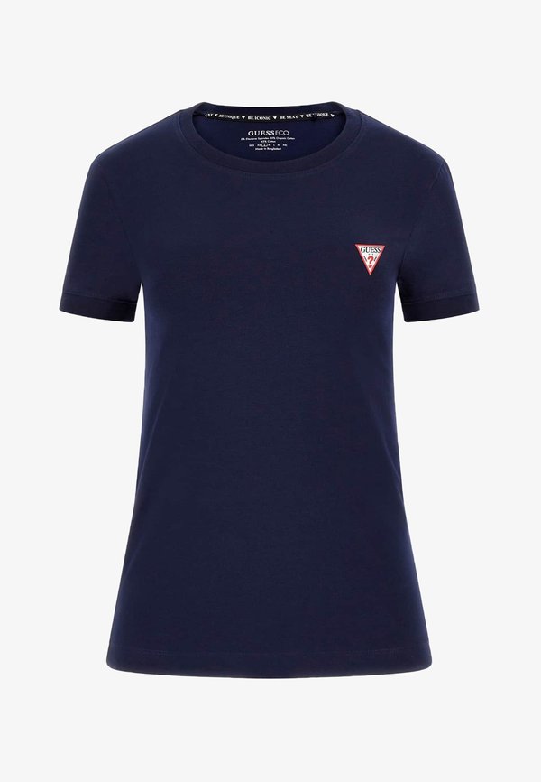 Guess MINI TRIANGLE TEE - Basic T-shirt - blau