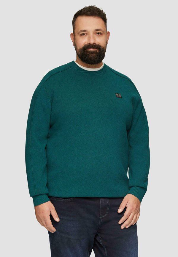 s.Oliver MIT RAGLANÄRMELN - Jumper - petrol