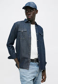 Jack & Jones JJESHERIDAN SHIRT L/S NOOS - Shirt - dark blue