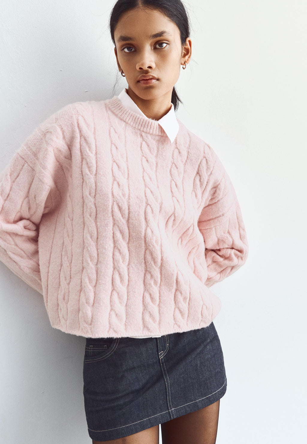 Bershka CABLE- SWEATER