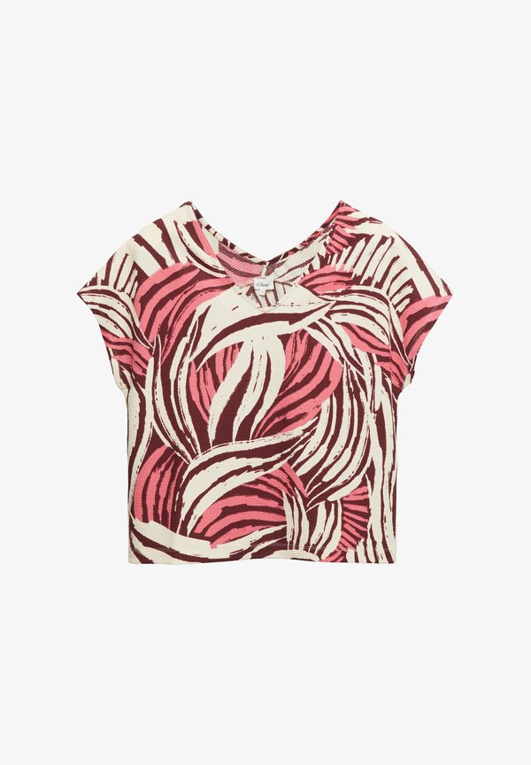 s.Oliver T-SHIRT - Print T-shirt - koralle