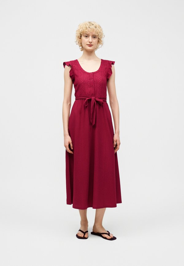 ONLY ONLELISA Midi - Day dress - sangria
