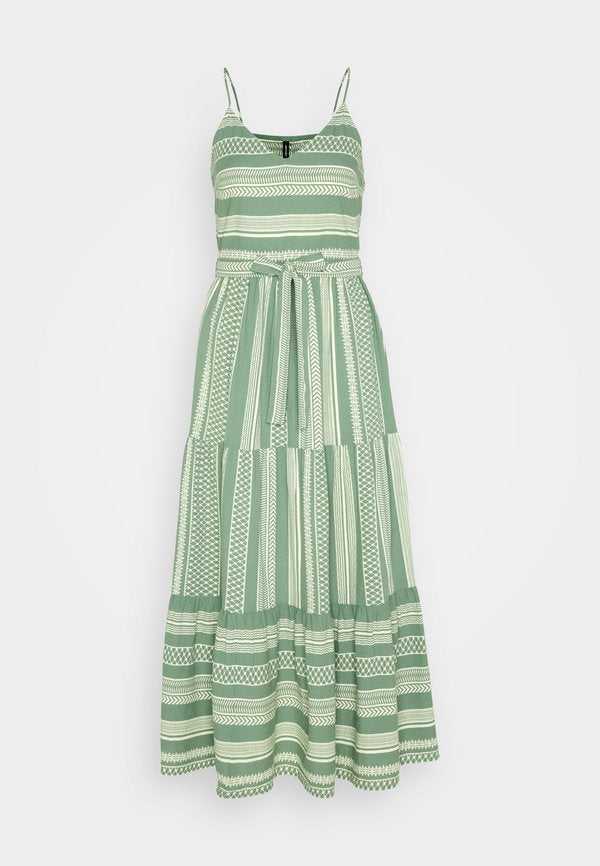 Vero Moda VMDICTHE SINGLET ANKLE DRESS - Maxi dress - dark ivy/athen birch