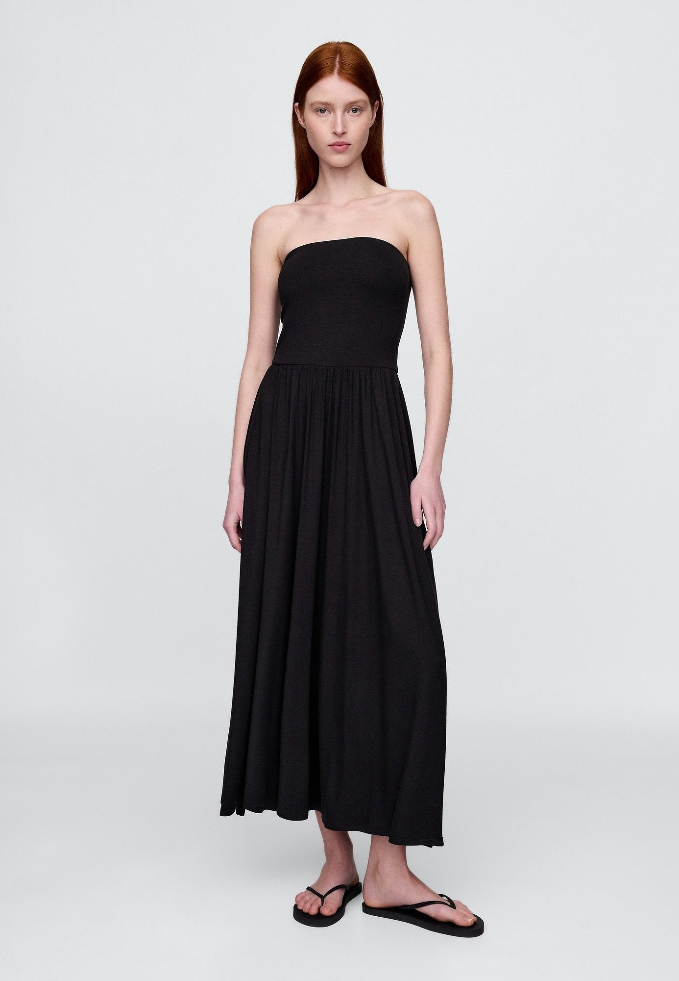 GAP STRAPLESS DROP WAIST DRESS