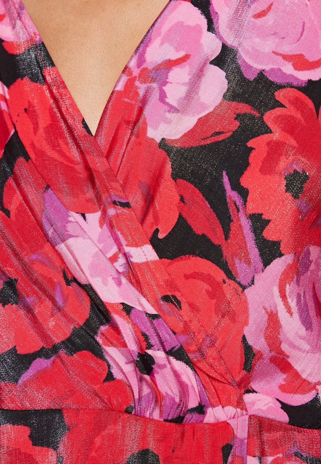 VILA VIFLORA SHORT WRAP DRESS