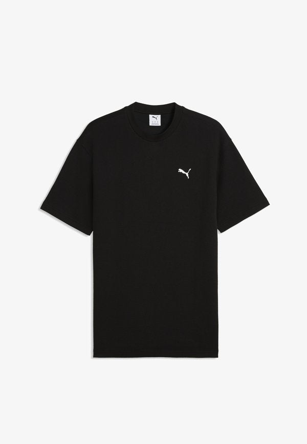 Puma ESSENTIALS ELEVATED RELAXED T-SHIRT - Basic T-shirt - black