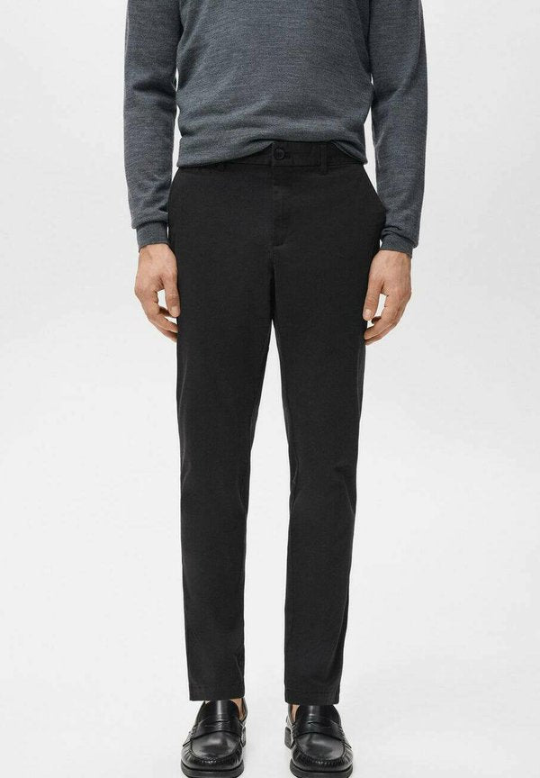 Mango Chinos - zwart