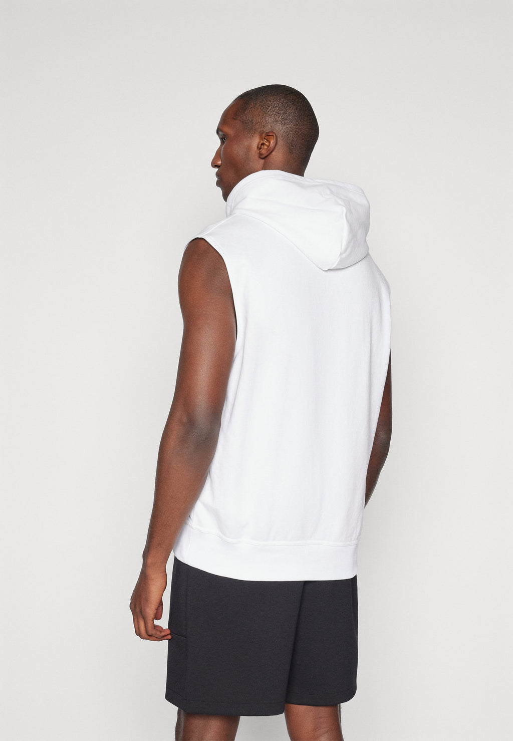 Champion ICONS SLEEVELESS HOODIE WITH CENTRAL LOGO