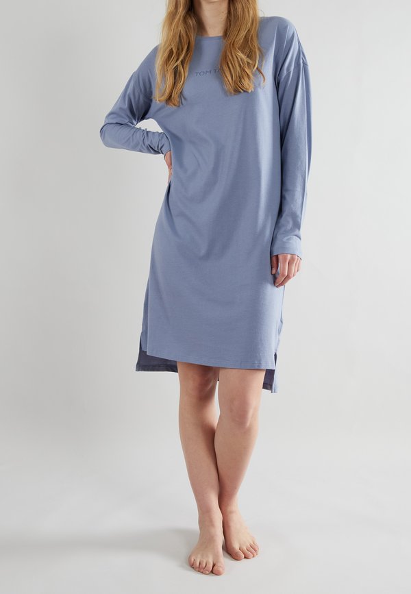 TOM TAILOR Nightie - blau mittel uni