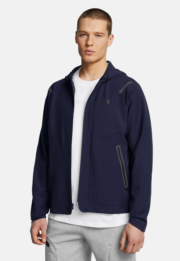 Under Armour UNSTOPPABLE LEFT CHEST - Outdoor jacket - midnight navy