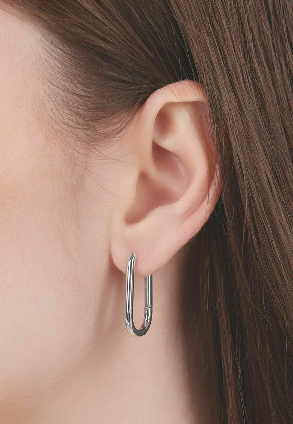 TOM TAILOR CREOLEN  - Earrings - silver-coloured