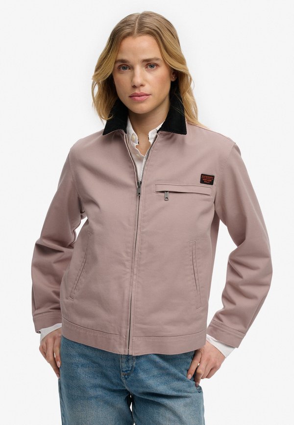 Superdry & Co SUPERDRY CORD COLLAR RANCH JACKET.. - Light jacket - fawn