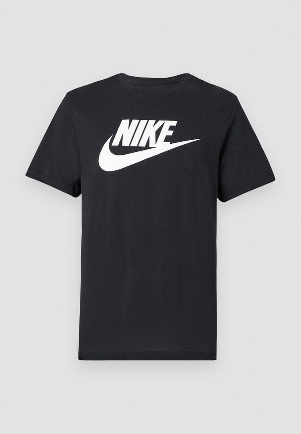 Nike Sportswear TEE ICON FUTURA - Print T-shirt - black/white