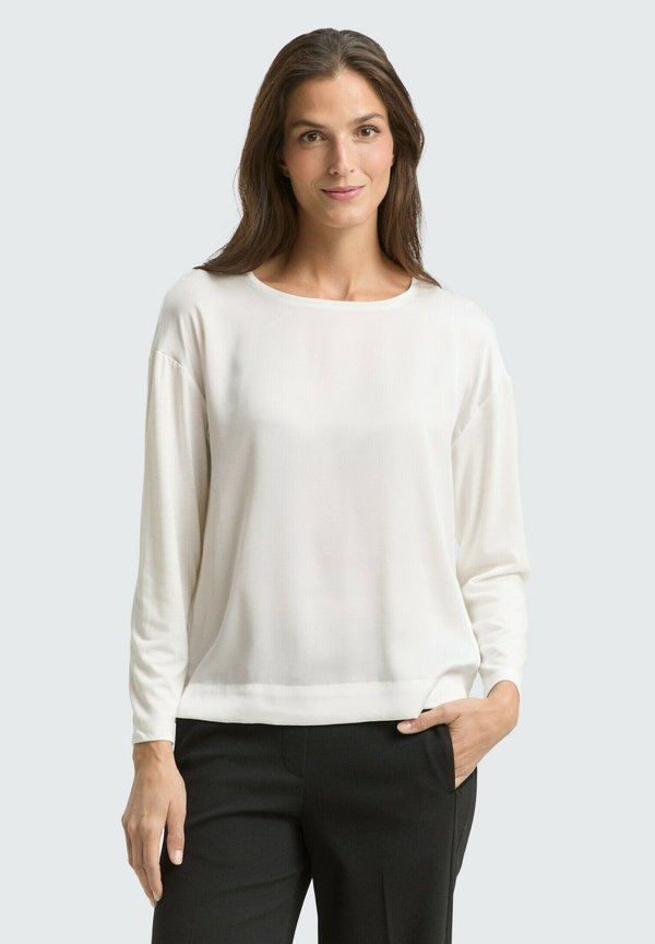 TOM TAILOR Long sleeved top - whisper white