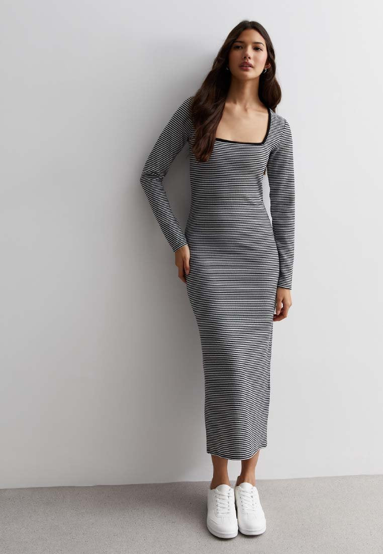 New Look STRIPE SQUARE NECK