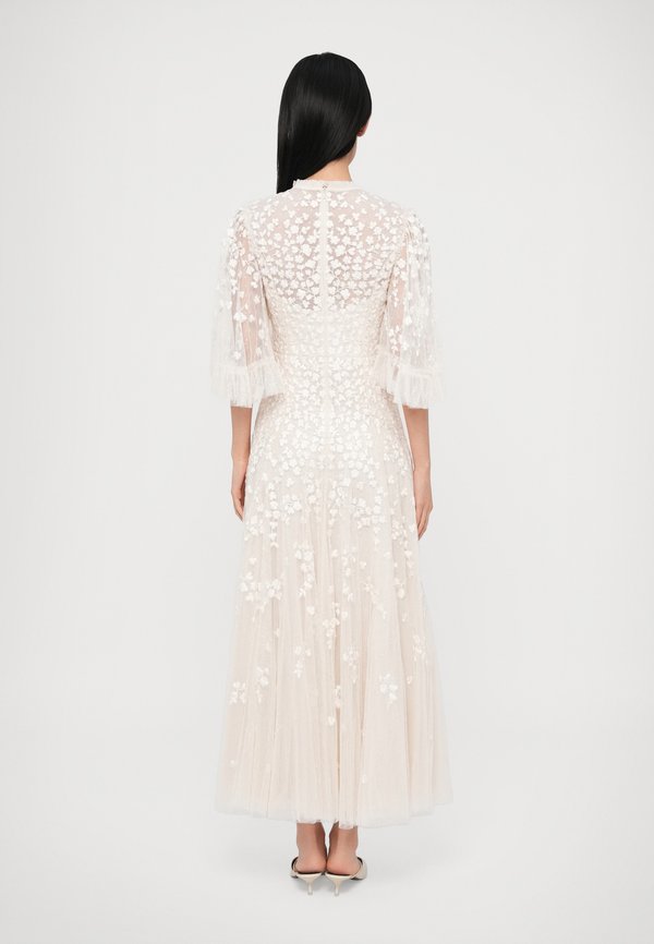 Needle & Thread SCATTER BLOSSOM ROUND NECK GOWN