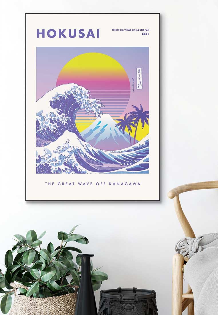 Orange Wallz THE GREAT WAVE VON KANAGAWA