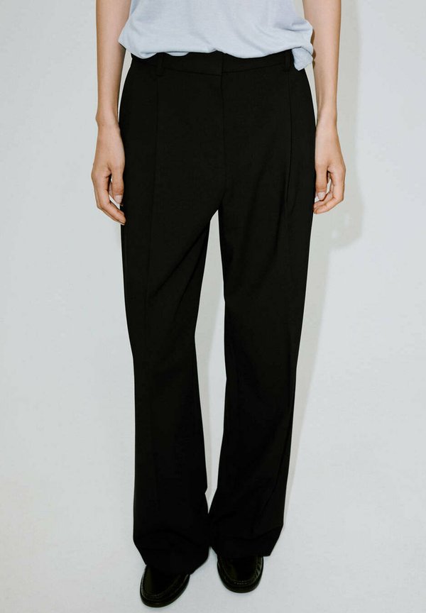 Mango ADULT - Trousers - black