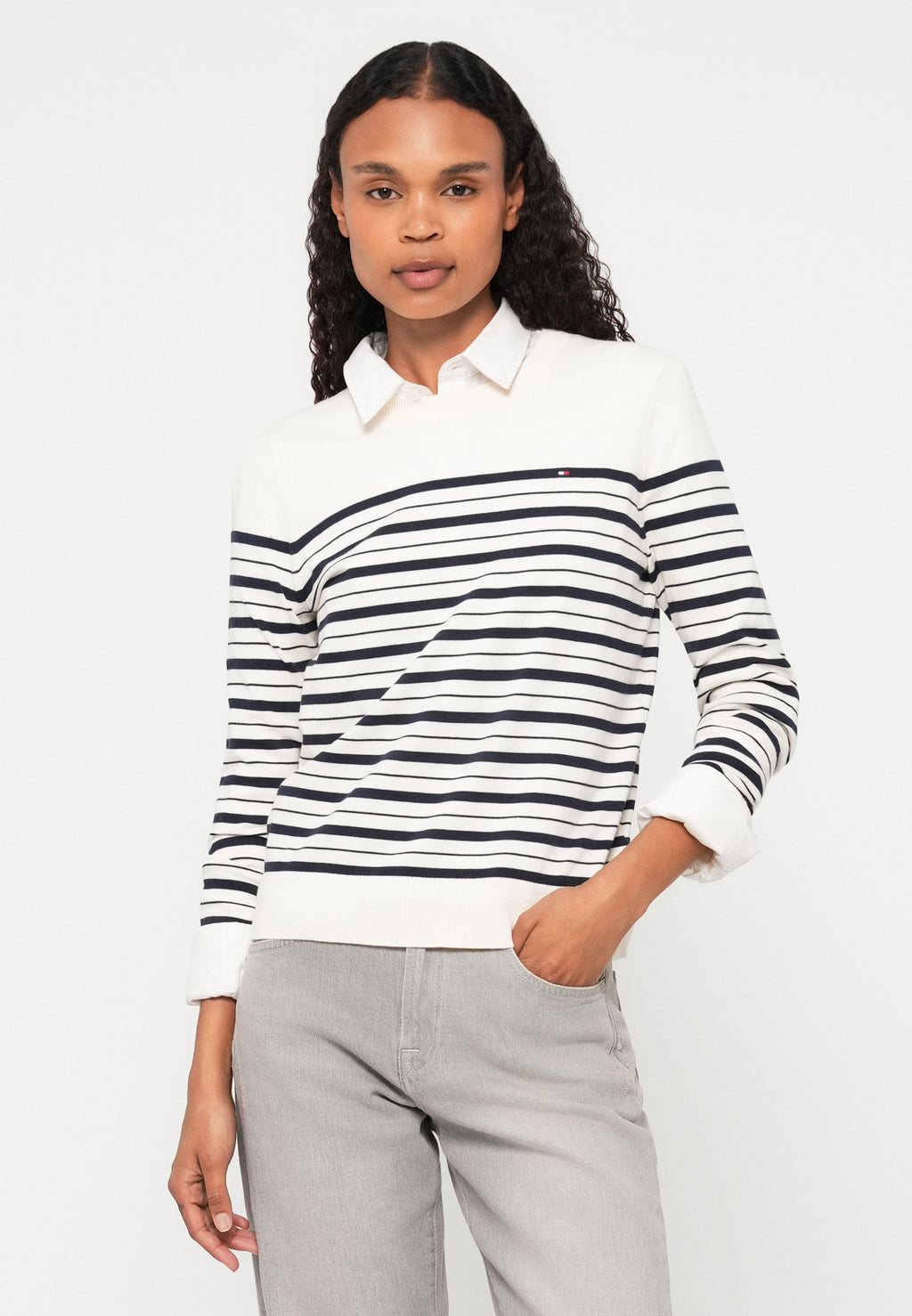 JERSEY CREW NECK JUMPER Media 5
