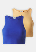 JDY JDYSOFIA CROP TANK 2 PACK