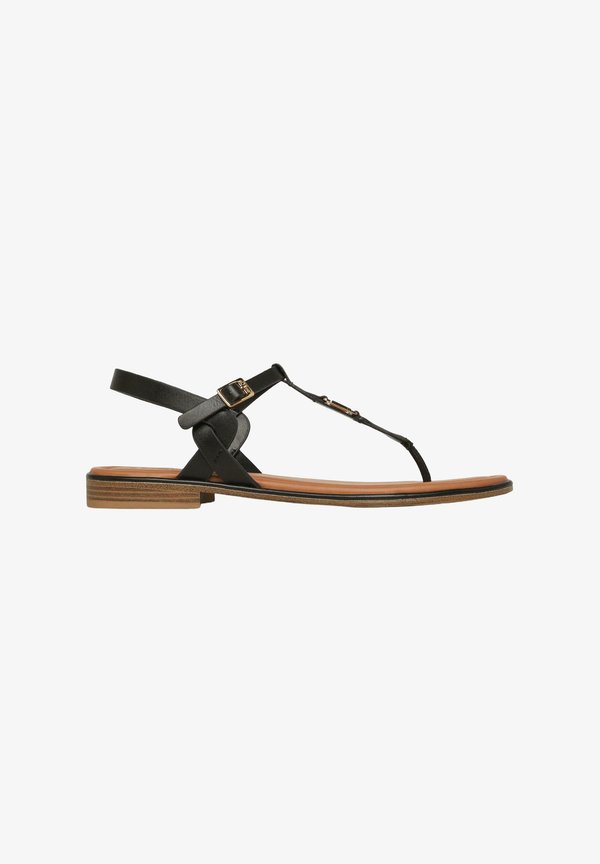 s.Oliver SANDALEN - T-bar sandals - schwarz