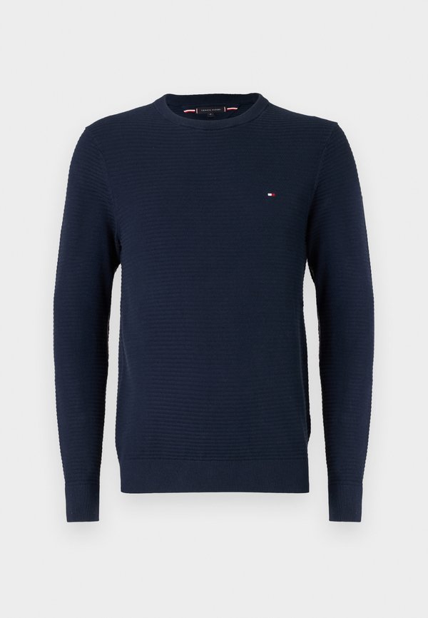 Tommy Hilfiger TEXTURED KNIT CREW NECK JUMPER