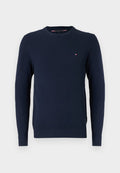 Tommy Hilfiger TEXTURED KNIT CREW NECK JUMPER