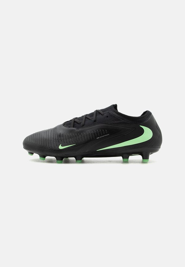 Nike Performance PHANTOM 6 LOW PRO AG - Football boots artificial grass - black/illusion green