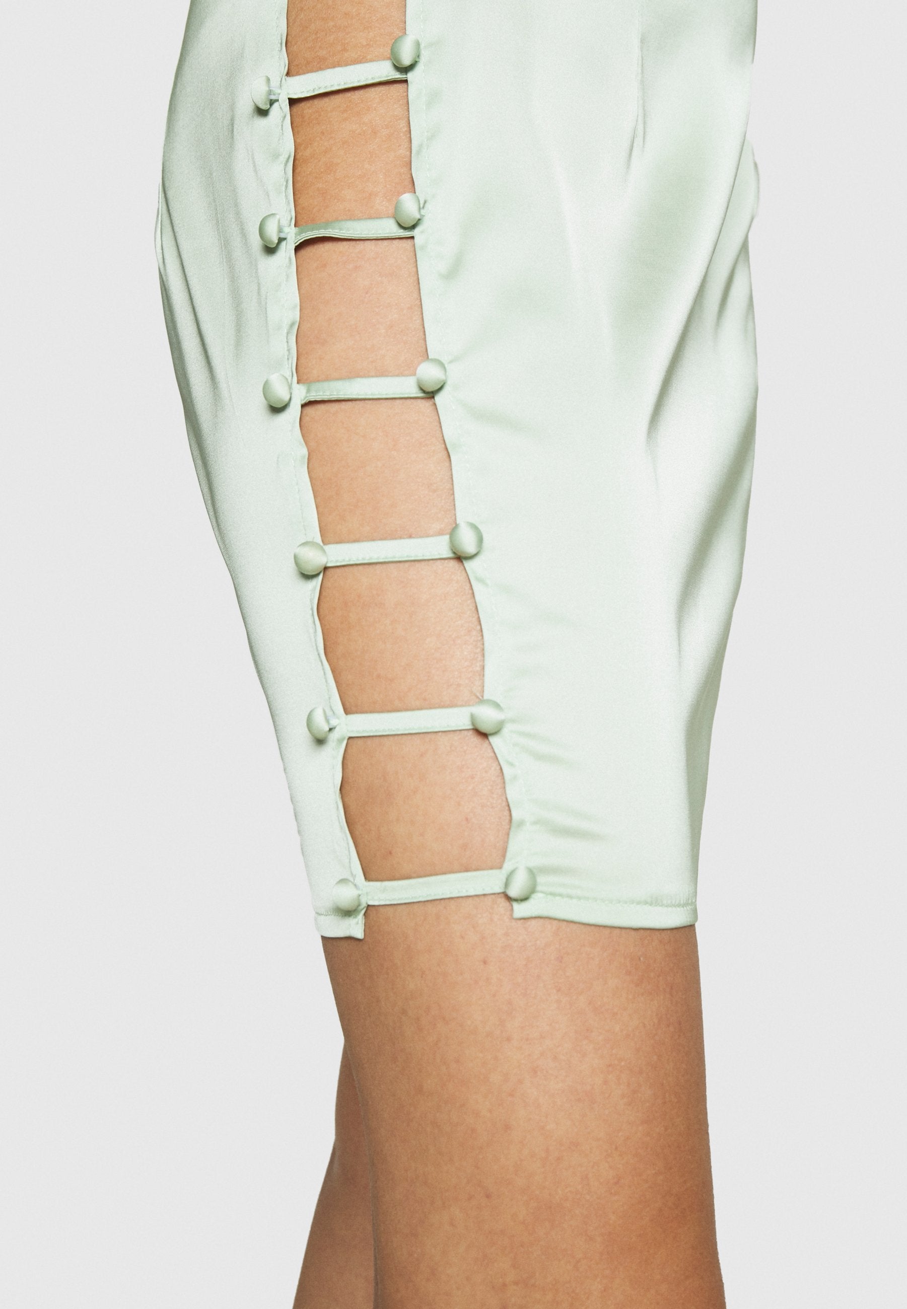 Missguided BUTTON DOWN SIDE MINI SKIRT
