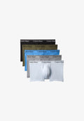 Calvin Klein Underwear LOW RISE TRUNK STRETCH 5 PACK  - Trunks - black, poseidon blue, olive night, convoy, plein air