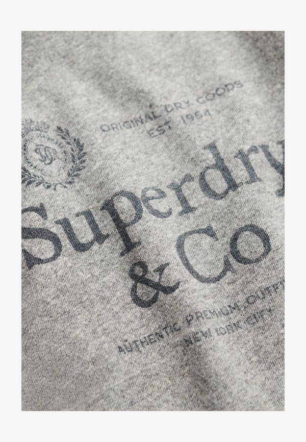 Superdry & Co SUPERDRY 1954 COMPANY RELAXED T-SHIRT.. - Print T-shirt - vintage grey marl