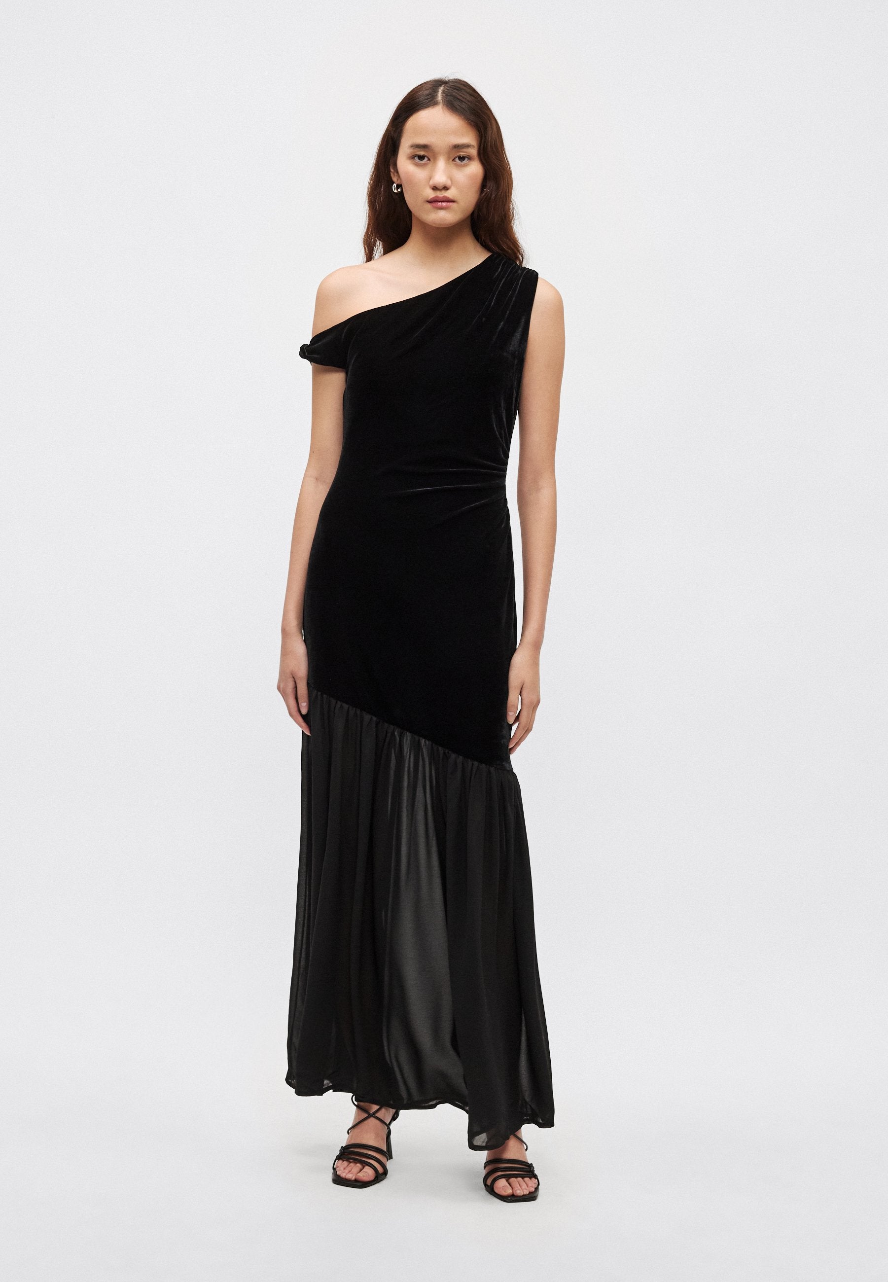 Gina Tricot TWISTED SHEER MAXI DRESS