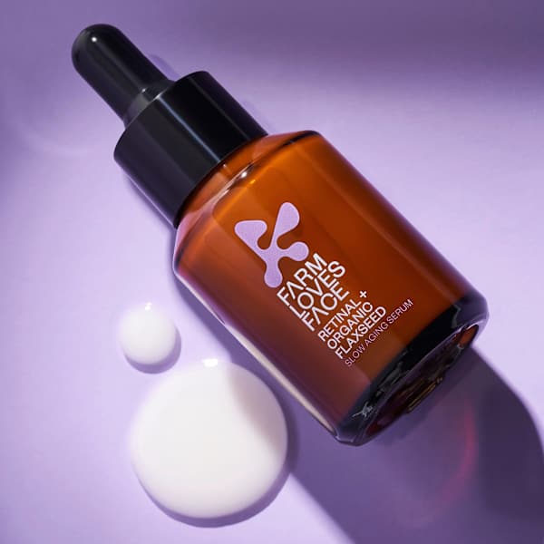 Serum Slow Aging Retinal + Bio-Leinsamen Farm Loves Face