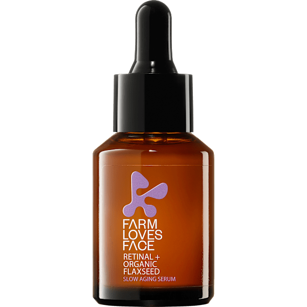 Serum Slow Aging Retinal + Bio-Leinsamen Farm Loves Face