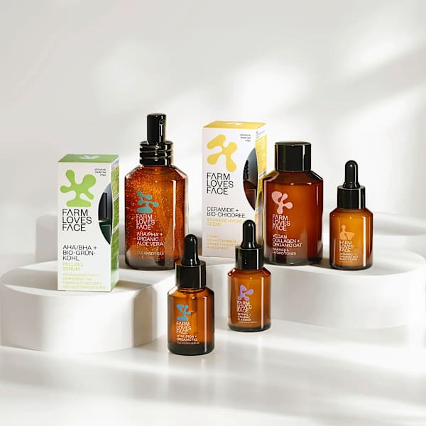 Serum Slow Aging Retinal + Bio-Leinsamen Farm Loves Face
