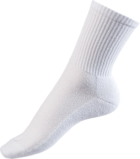 Crew Socken weiß Gr. 39-42 Fascino