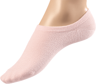 Füßlinge mit Bambus-Viskose & Fersen-ABS rosa Gr. 39-42 Fascino