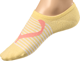 Füßlinge mit Flip-Flop-Motiv gelb Gr. 39-42 Fascino