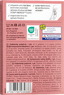 Kniestrümpfe mit Stütz-Funktion schwarz Gr. 39-42, 40 DEN Fascino