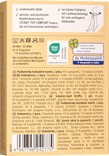 Kniestrümpfe seidenmatt schwarz Gr. 39-42, 20 DEN Fascino