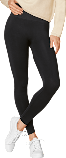 Leggings mit nahtlosem Panty schwarz Gr. 38/40 Fascino