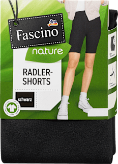 Radler Shorts mit Bio-Baumwolle schwarz Gr. 38/40 Fascino