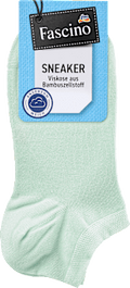 Sneakersocken mit Bambus-Viskose grün Gr. 35-38 Fascino
