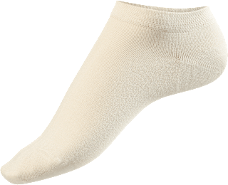Sneakersocken mit Bambus-Viskose weiß Gr. 39-42 Fascino