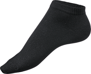 Sneakersocken mit Bio-Baumwolle schwarz Gr. 39-42 Fascino