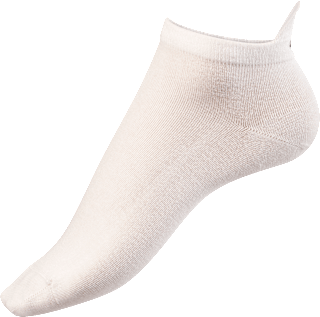 Sneakersocken mit Croissant-Stickerei weiß Gr. 39-42 Fascino