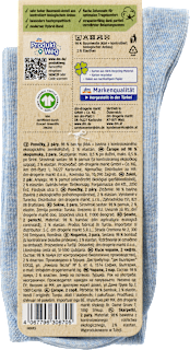 Socken mit Bio-Baumwolle blau Gr. 39-42 Fascino