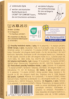 Söckchen seidenmatt powder Gr. 39-42, 20 DEN Fascino