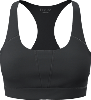 Sport-Bustier schwarz Gr. 42/44 Fascino