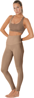 Sport-Leggings braun Gr. 38/40 Fascino